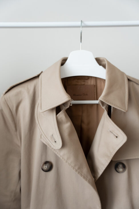 Capsule must-haves for this spring - beige trench coat